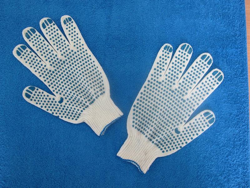 Перчатки белые ПВХ «Стандарт» фото 1