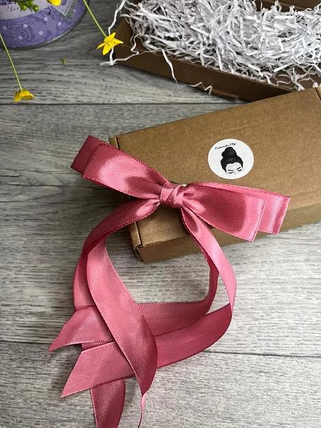 Заколка для волос «Бантик» Casanda Hey тёмно-розовая, опт фото 1