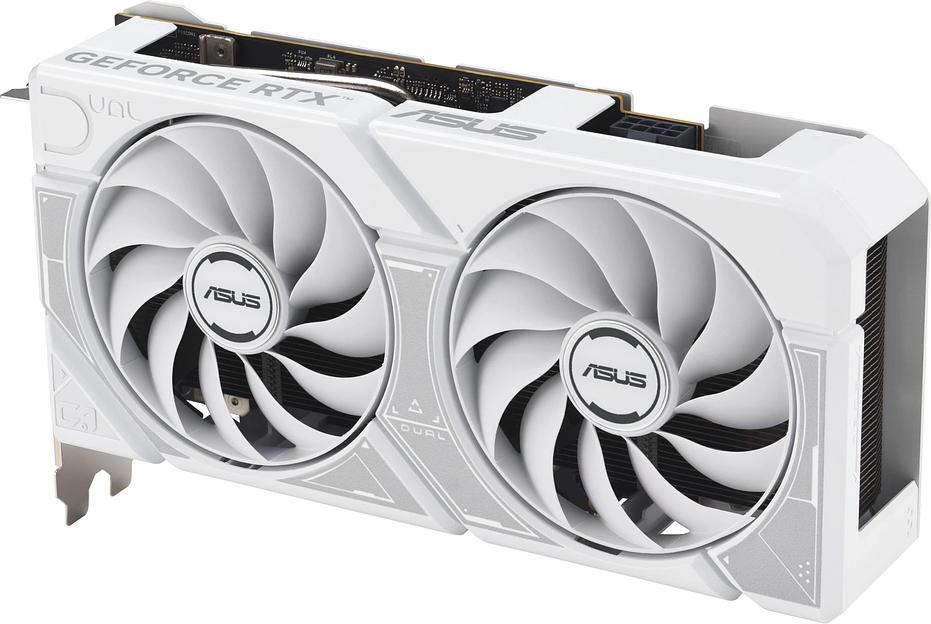 Видеокарта Asus PCI-E 5.0 DUAL-RTX5060-O8G-WHITE NVIDIA GeForce RTX 5060 8Gb 128bit GDDR7 2602/28000 HDMIx1 DPx3 HDCP Ret фото 6