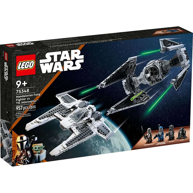 Конструктор LEGO Star Wars Мандалорский истребитель против перехватчика TIE 75348 фото 1