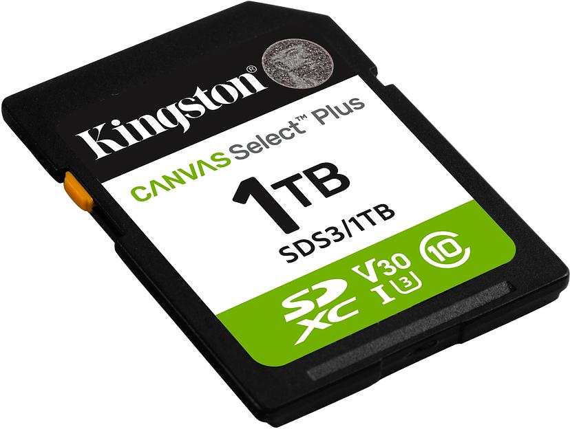 Флеш карта SDXC 1TB Kingston SDS3/1TB Canvas Select Plus w/o adapter фото 2