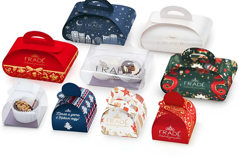 Коробка шоколадных конфет ручной работы Fradе́ «Комплимент» 2 конфеты, 28 г фото 1