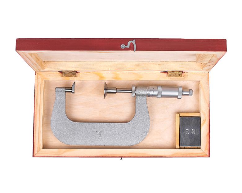 Микрометр зубомерный МЗ- 75 0,01 КировИнструмент с поверкой фото 5