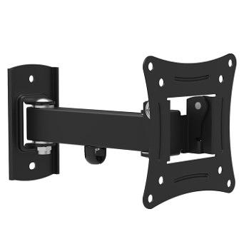 Кронштейн для телевизора 10"-27" дюймов, наклонно-поворотный одно колено REXANT серия HOME фото 1