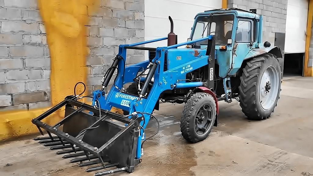 Погрузчик фронтальный ПФУ-1,0 Лесник (кун) фото 4