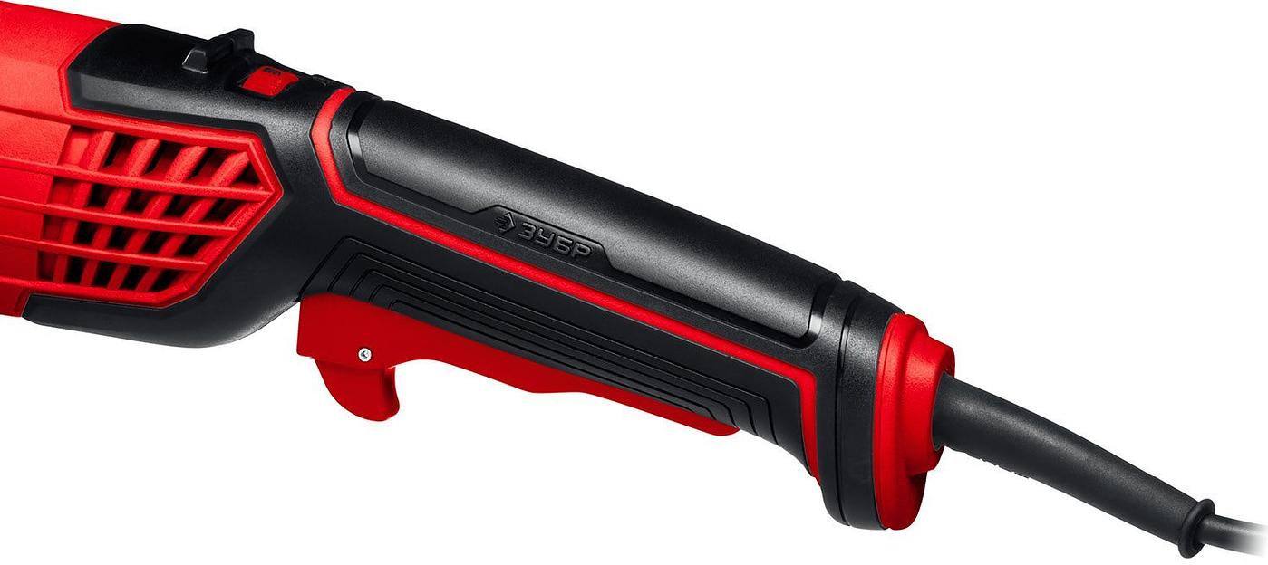 Углошлифовальная машина Зубр УШМ-125-1205 Э 1200Вт 11000об/мин рез.шпин.:M14 d=125мм фото 4