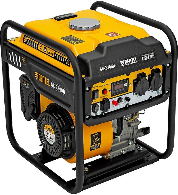 Генератор Denzel GK-2200iF 2.2кВт фото 3
