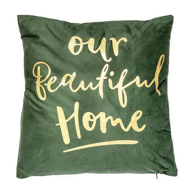 Декоративная подушка, Д420 Ш420, зеленый фото 1