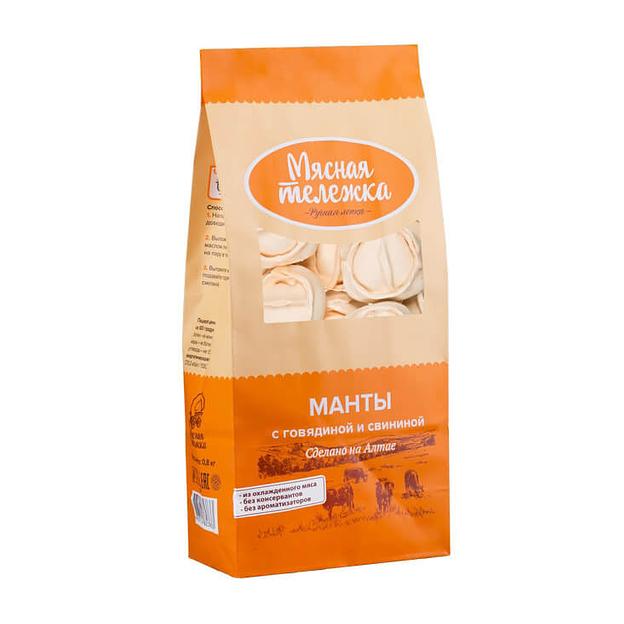 Манты Мясная тележка 0,8 кг ОПТ фото 1