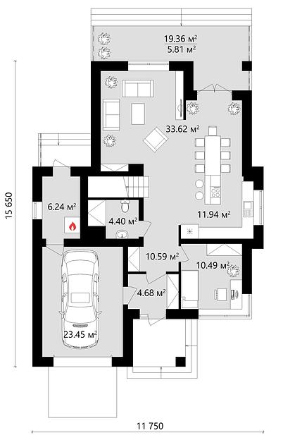 Проект дома KDR – 18 фото 3