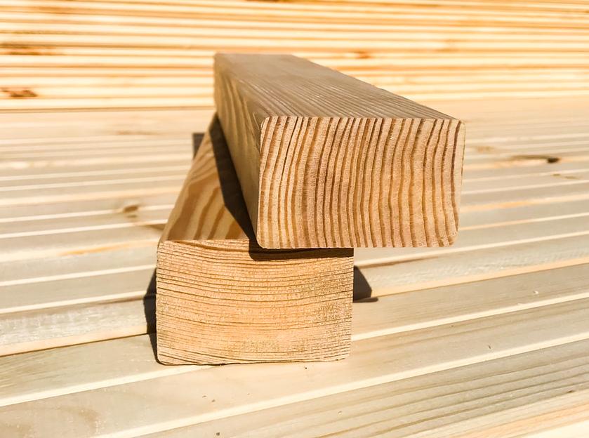 Брус из сибирской лиственницы фото 1