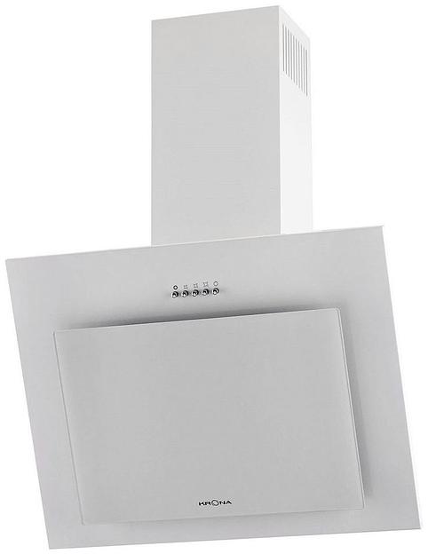 Вытяжка каминная Krona Fiona 600 PB белый управление: кнопочное (1 мотор) фото 5