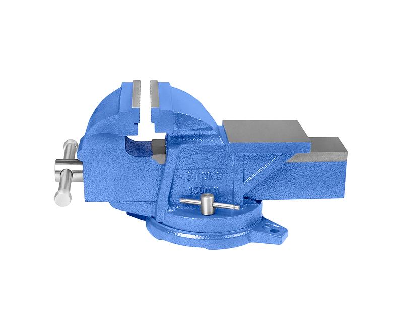 Тиски слесарные ТСЧ-150 поворотные облегченные с наковальней SIT с поверкой фото 1