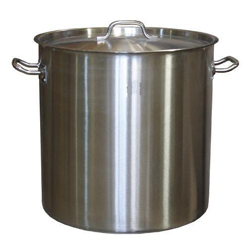 Котел 50 л. нерж. d=40 см. h=40 см. тройное дно с крышк. (индукция) MGsteel /1/ фото 1