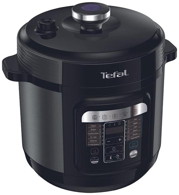 Мультиварка-скороварка Tefal CY601832 6л 100Вт черный фото 1