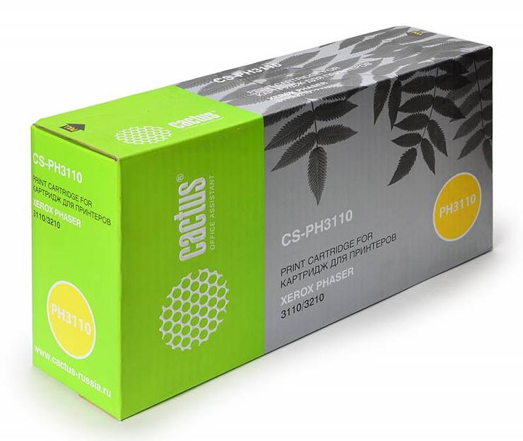 Картридж лазерный Cactus CS-PH3110 109R00639 черный (2500стр.) для Xerox Phaser 3110/3210 фото 1