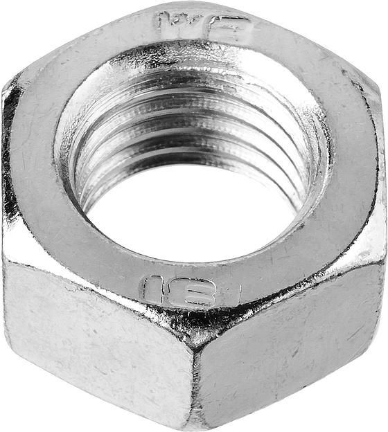 ЗУБР ГОСТ ISO 4032-2014, кл. пр. 6, M4, цинк, 55 шт, шестигранная гайка (303556-04) фото 1