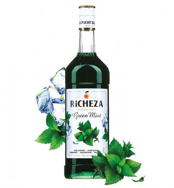 Сироп "Richeza" зеленая мята 1л фото 1