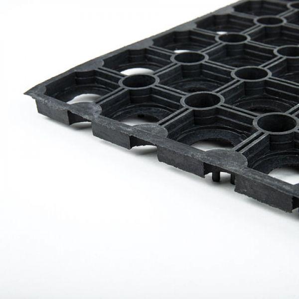 Коврик входной резиновый грязесборный ячеистый, 100х150 см, толщина 22 мм, LAIMA EXPERT, 607815 фото 2