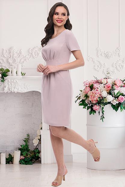 Платье Ангелина (пыльная роза) опт фото 2