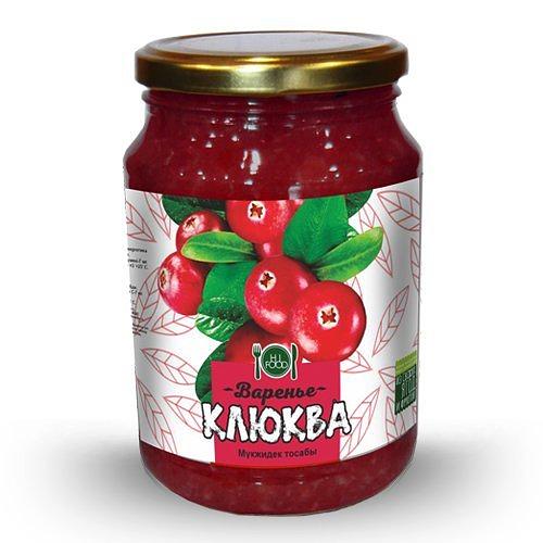 Варенье «HiFood» Клюква 900 г ОПТ фото 1