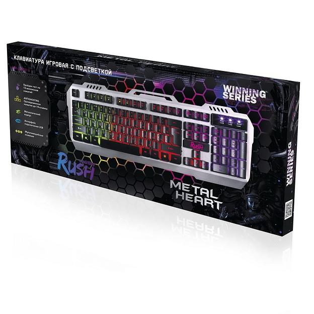 Клавиатура игровая мультимедийная Smartbuy RUSH 354 USB Black [SBK-354GU-K] фото 1