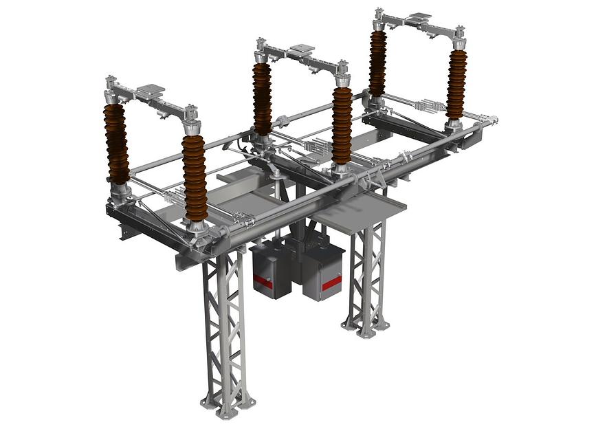 Разъединители горизонтально-поворотного типа РГН-К-110/1000УХЛ1 фото 2