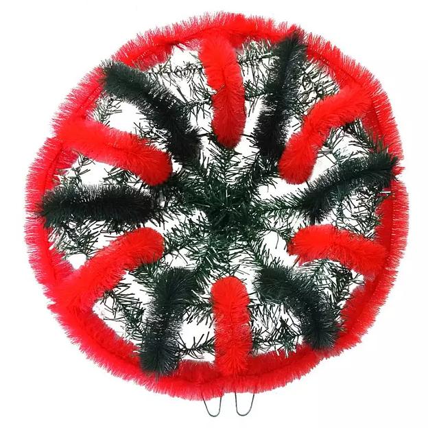 Фон ритуальный RED 3D-круг к21-р120-ё20-ц45-лк60 68см фото 2