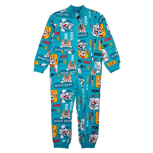 Комбинезон для мальчиков PlayToday «Best Friend», рост 116 см, разноцветный ОПТ фото 4