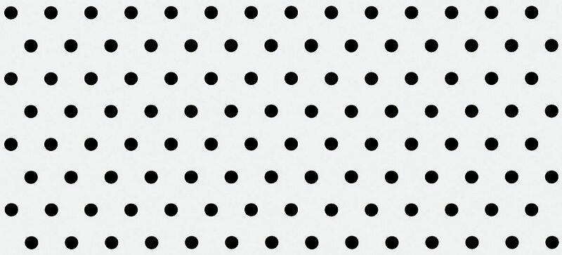 Плитка керамическая CERSANIT Evolution 440x200 вставка точки черно-белый 15251 (EV2G441) фото 1