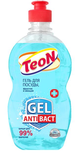 Гель для посуды TEON Антибактериальный 500 мл ОПТ фото 1