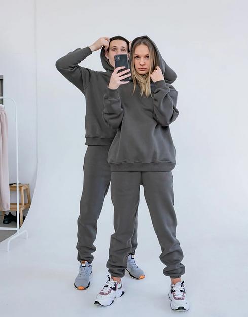 Толстовка и штаны мужские серые № 2, 3 фото 1