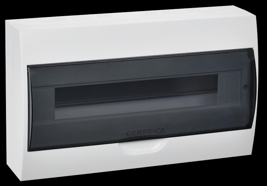 IEK MKP12-N-18-41-G Бокс ЩРН-П-18 модулей навесн. пластик IP41 GENERICA фото 1