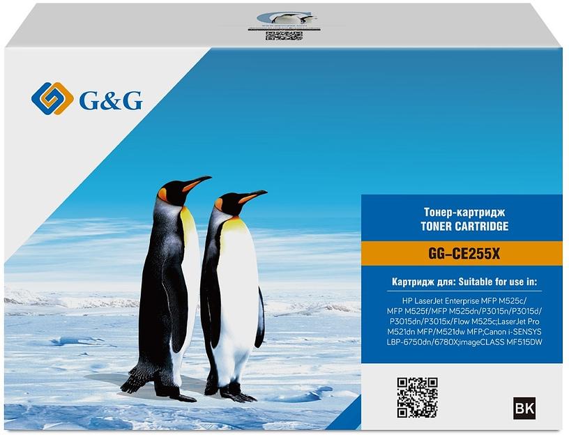 Картридж лазерный G&G GG-CE255X черный (12500стр.) для HP LJ Enterprise MFP M525c/P3015n/LJ Pro M521dn MFP фото 1