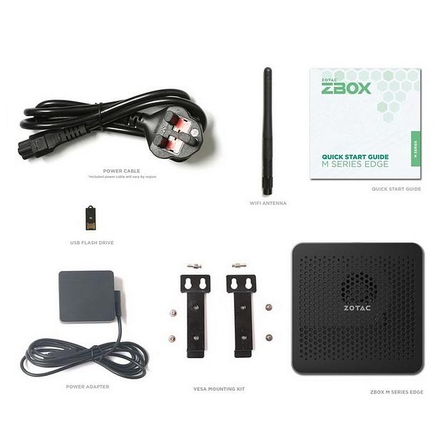 ZOTAC-ZBOX-MI648,Barebone, Intel i5-1340P, 2x DDR5-5200/4800 SODIMM, M.2 SSD SLOT, 2x GLAN, WIFI, BT Active cooling фото 7