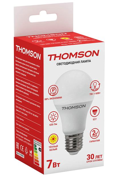 THOMSON LED A60 7W 630Lm E27 3000K TH-B2001 фото 1