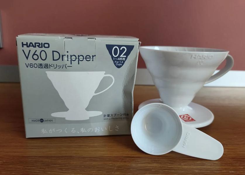 Воронка для кофе Hario Coffee Dripper V60 02 пластиковая белая ОПТ фото 1