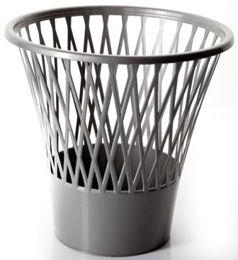 Корзина для мусора круглая 12 л опт фото 1