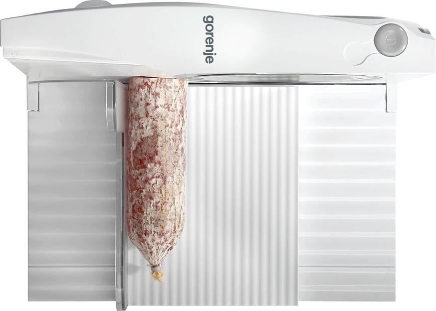 Ломтерезка Gorenje R401W 110Вт (нарезка до 17мм) белый фото 3