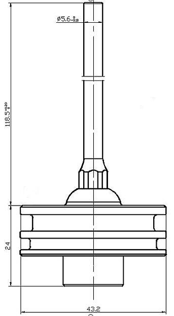 ЗУБР CNW-57, сменный боек для барабанного нейлера 31910, Профессионал (31910-PK) фото 2