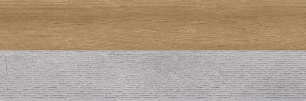 Керамическая плитка для стен Trend Fuerte Mix Ceniza Rectificado 25x75 цена за м2 фото 1