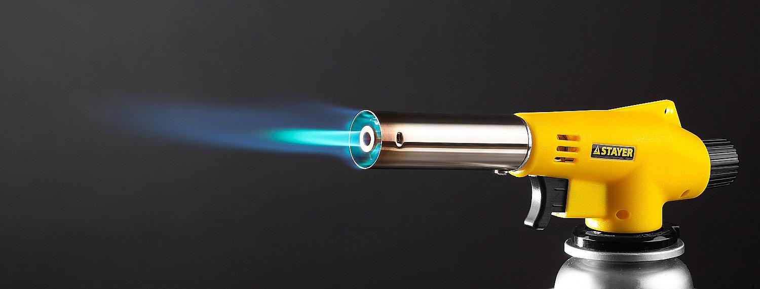 STAYER MaxTerm MG200, 1300°C, газовая горелка с пьезоподжигом на баллон с цанговым соединением (55584) фото 3