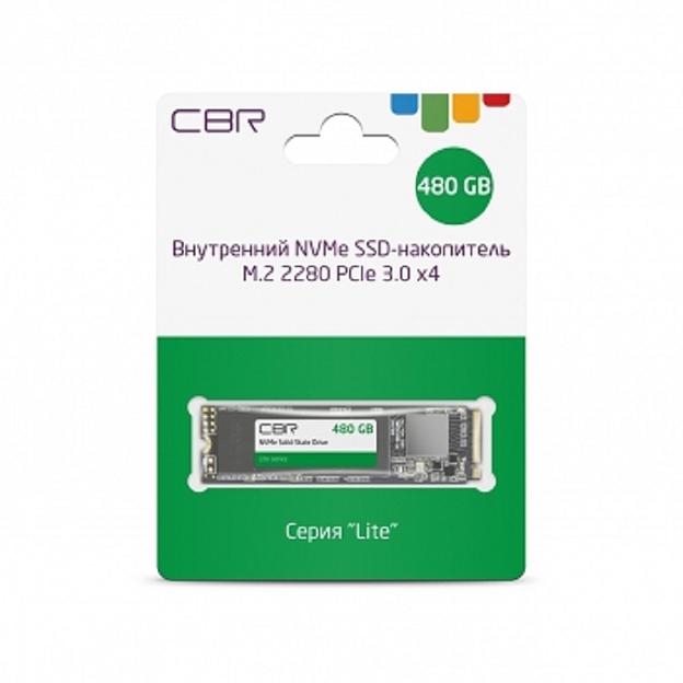 CBR SSD-480GB-M.2-LT22, Внутренний SSD-накопитель, серия "Lite", 480 GB, M.2 2280, PCIe 3.0 x4, NVMe 1.3, SM2263XT, 3D TLC NAND, R/W speed up to 2100/1600 MB/s, TBW (TB) 240 фото 3