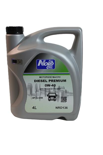 Моторное масло для грузовой техники Nord Oil Diesel Premium 0W-40 CJ-4/SN ОПТ фото 2