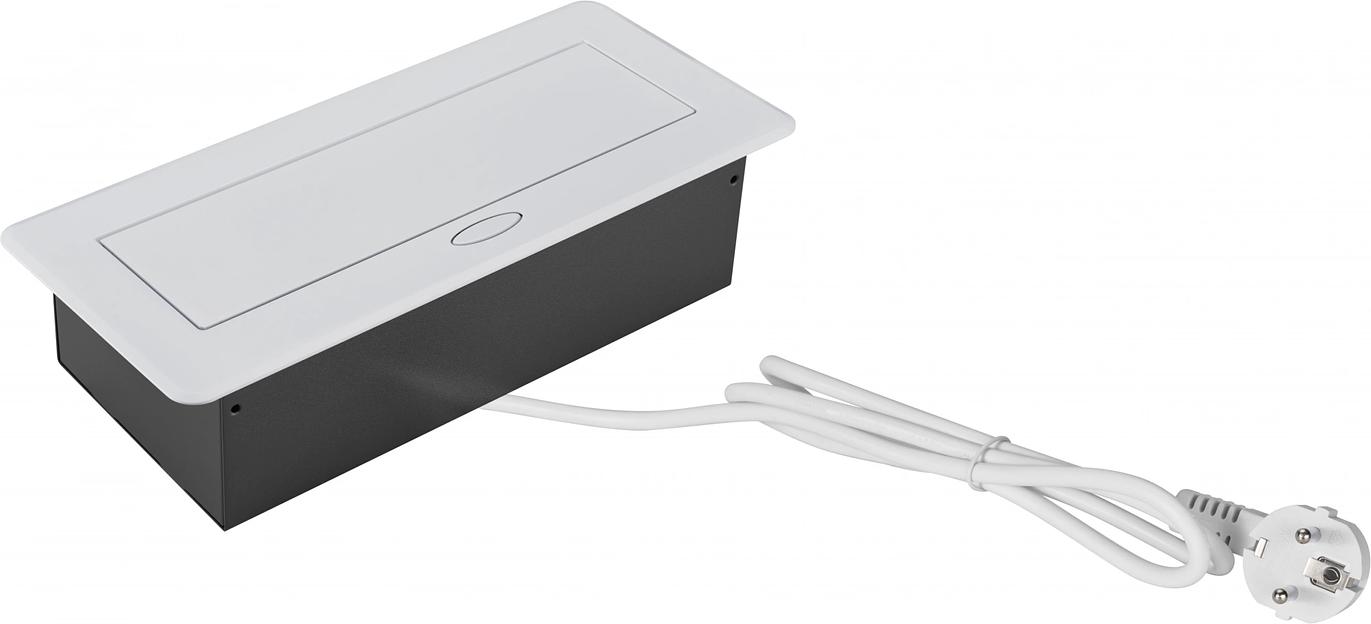 Розетка Cactus CS-SOCKET-EU/USBA-WH для столешницы белый фото 2