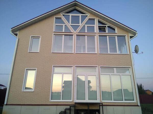 Декоративное покрытие АМК кирпич №001 белый с песчаной крошкой ОПТ фото 6