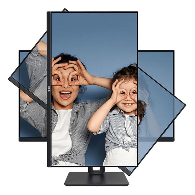 Монитор MSI PRO MP251P 24.5" 16:9 FHD(1920x1080) IPS Flat,1ms(MPRT),1300:1,100M:1,300nit,178/178,HDMI 1.4,VGA(D-Sub),Speaker,Tilt,Swivel,Height,Pivot,VESA,100Hz,Black,1y war-ty (9S6-3PC29M-033) фото 7