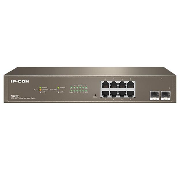 IP-COM G3310F Коммутатор 8x10/100/1000Base-T+ 2x1000Base-X SFP фото 1