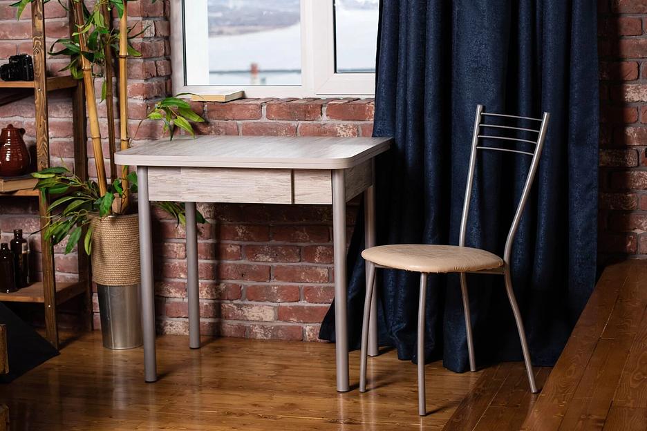 Стол ломберный ЛДСП раскладной с ящиком ОПТ фото 5