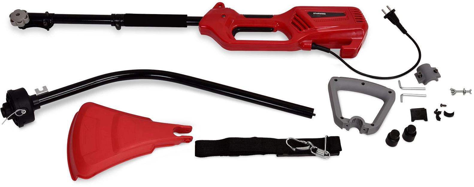 Триммер электрический Starwind ET-1000C 1200Вт 1.65л.с. разбор.штан. реж.эл.:леска упак.:1шт. фото 9